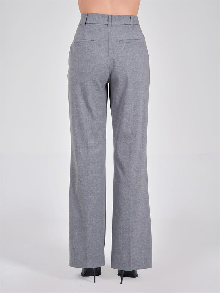 Straps & Flap Pockets - Grey