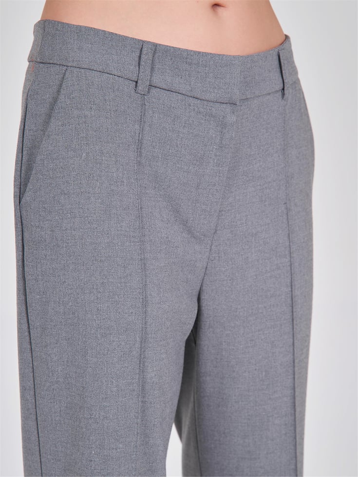 Straps & Flap Pockets - Grey