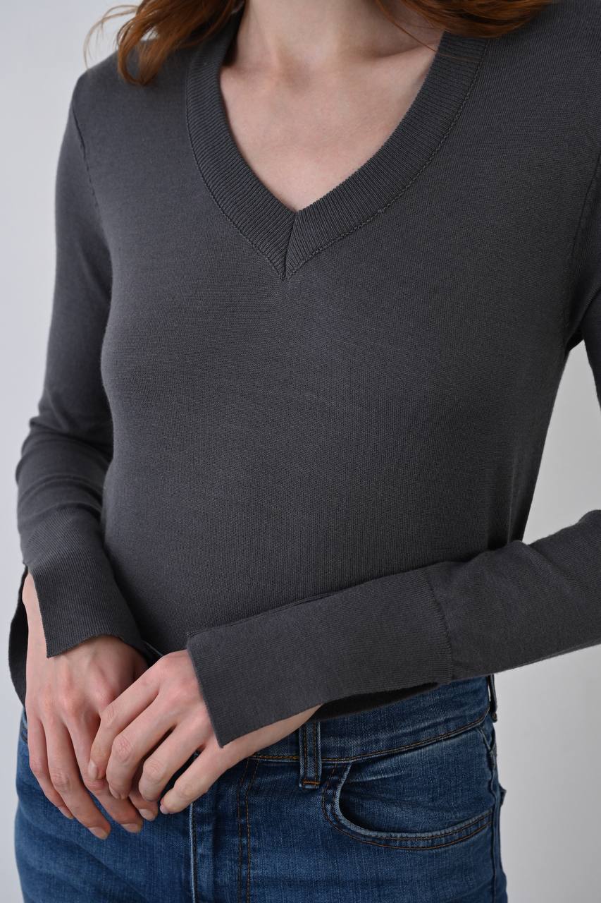 Wool Long-Sleeve - Grey