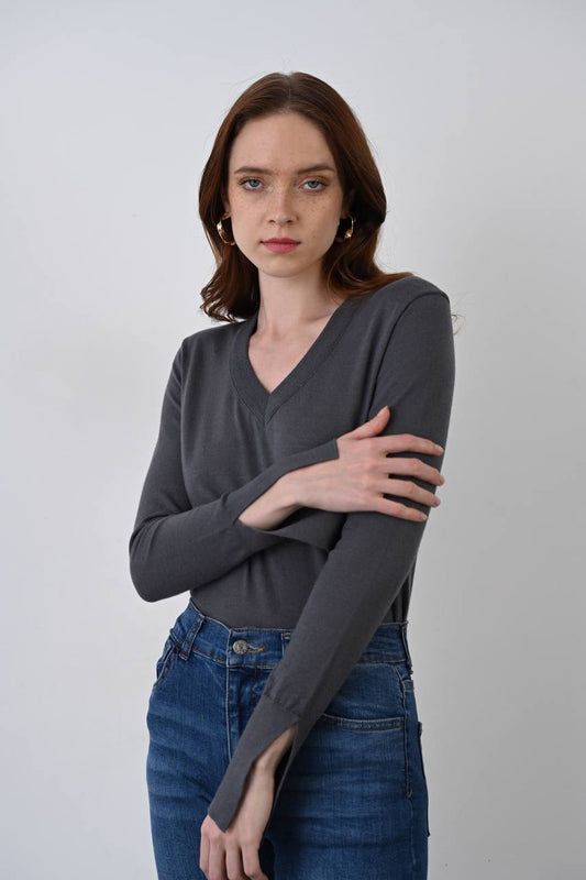 Wool Long-Sleeve - Grey