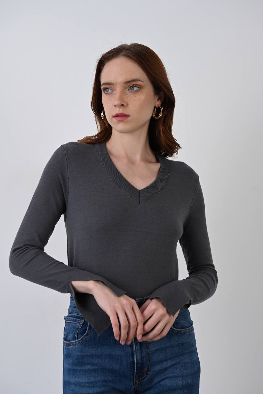 Wool Long-Sleeve - Grey