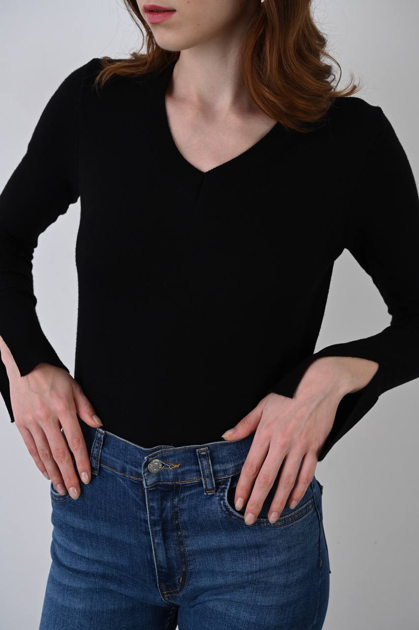 Wool Long-Sleeve - Black