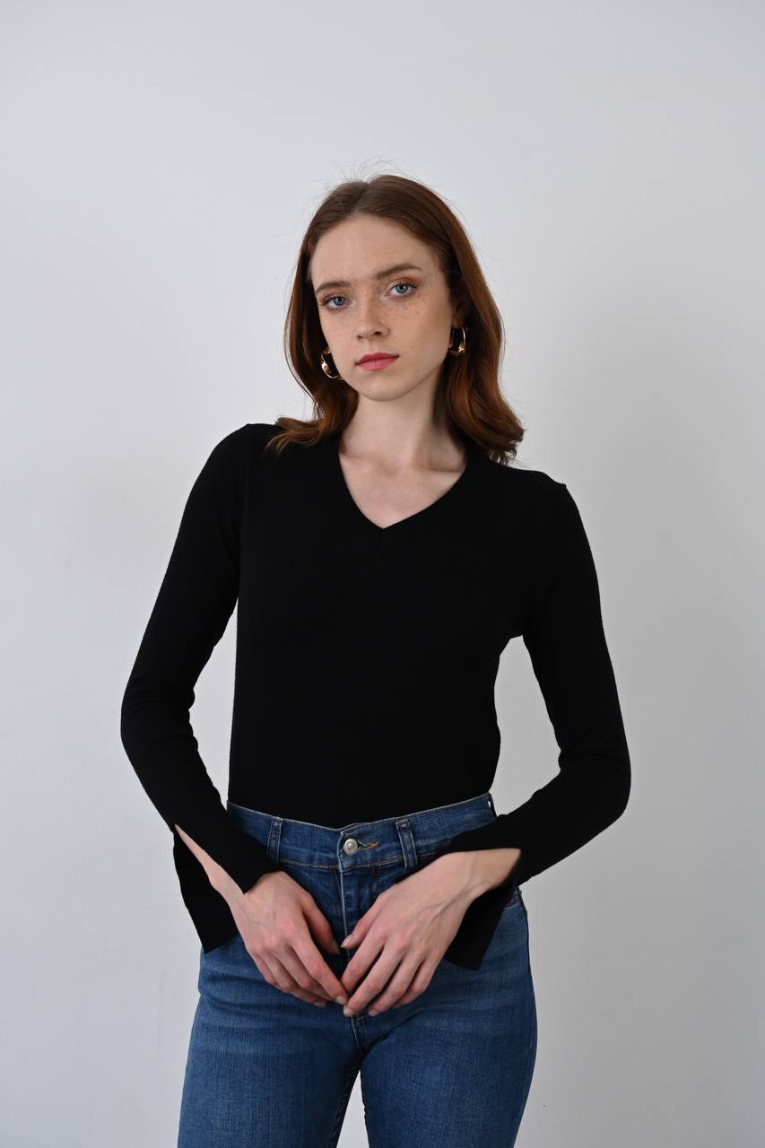 Wool Long-Sleeve - Black