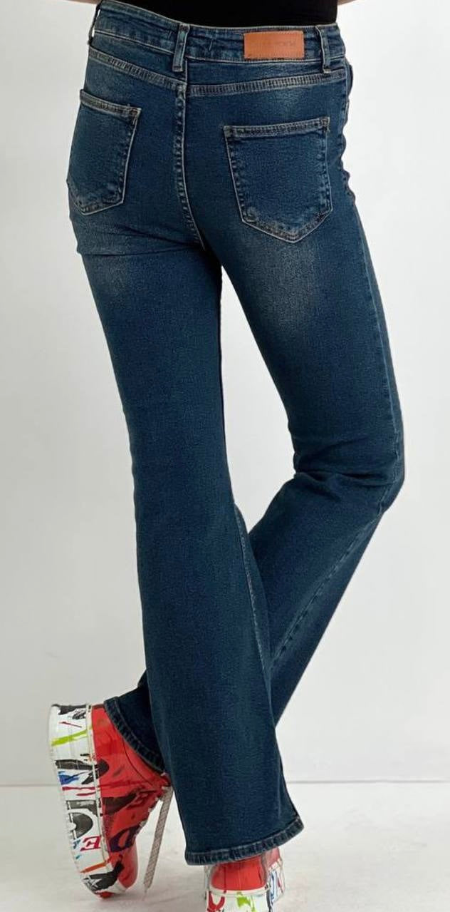 High-Rise Flared Jeans