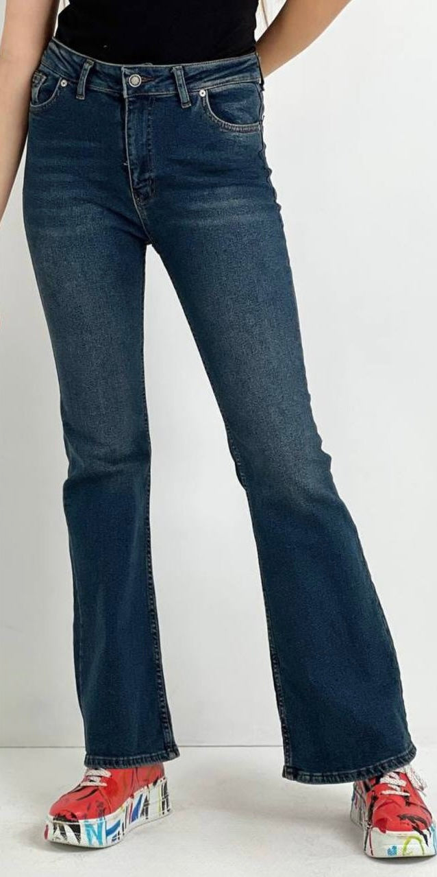 High-Rise Flared Jeans