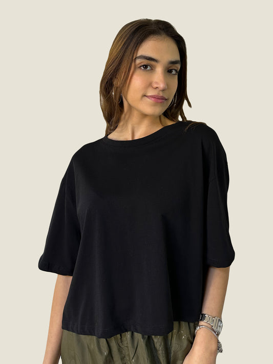 Basic Crop - Black