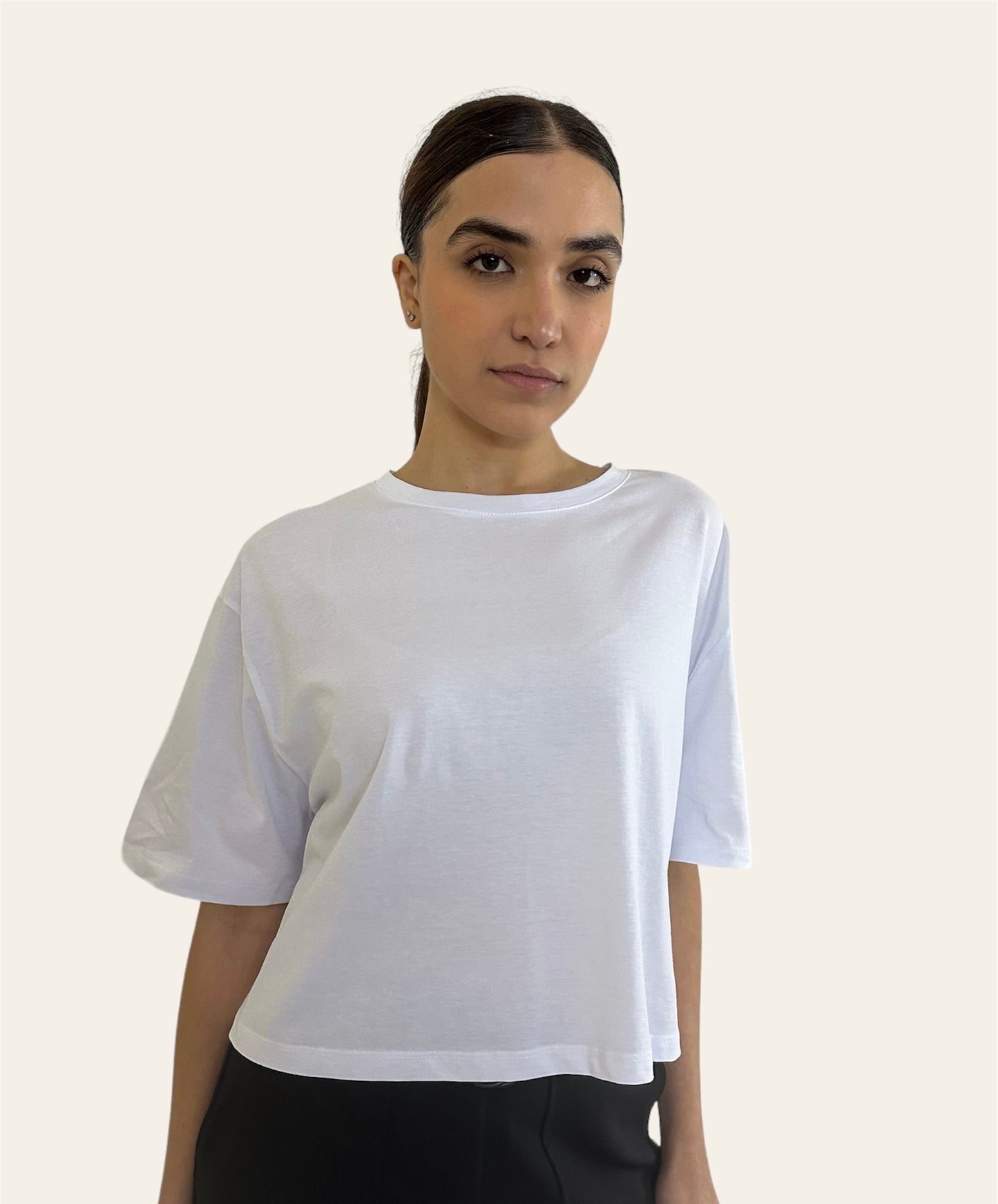 Basic Crop - White