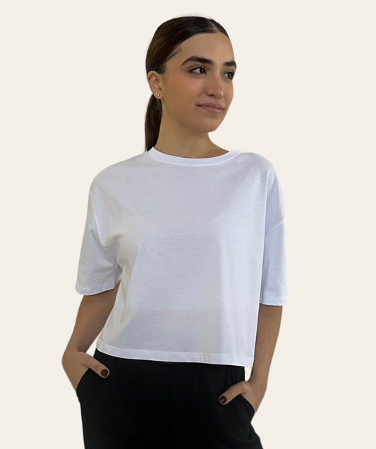 Basic Crop - White