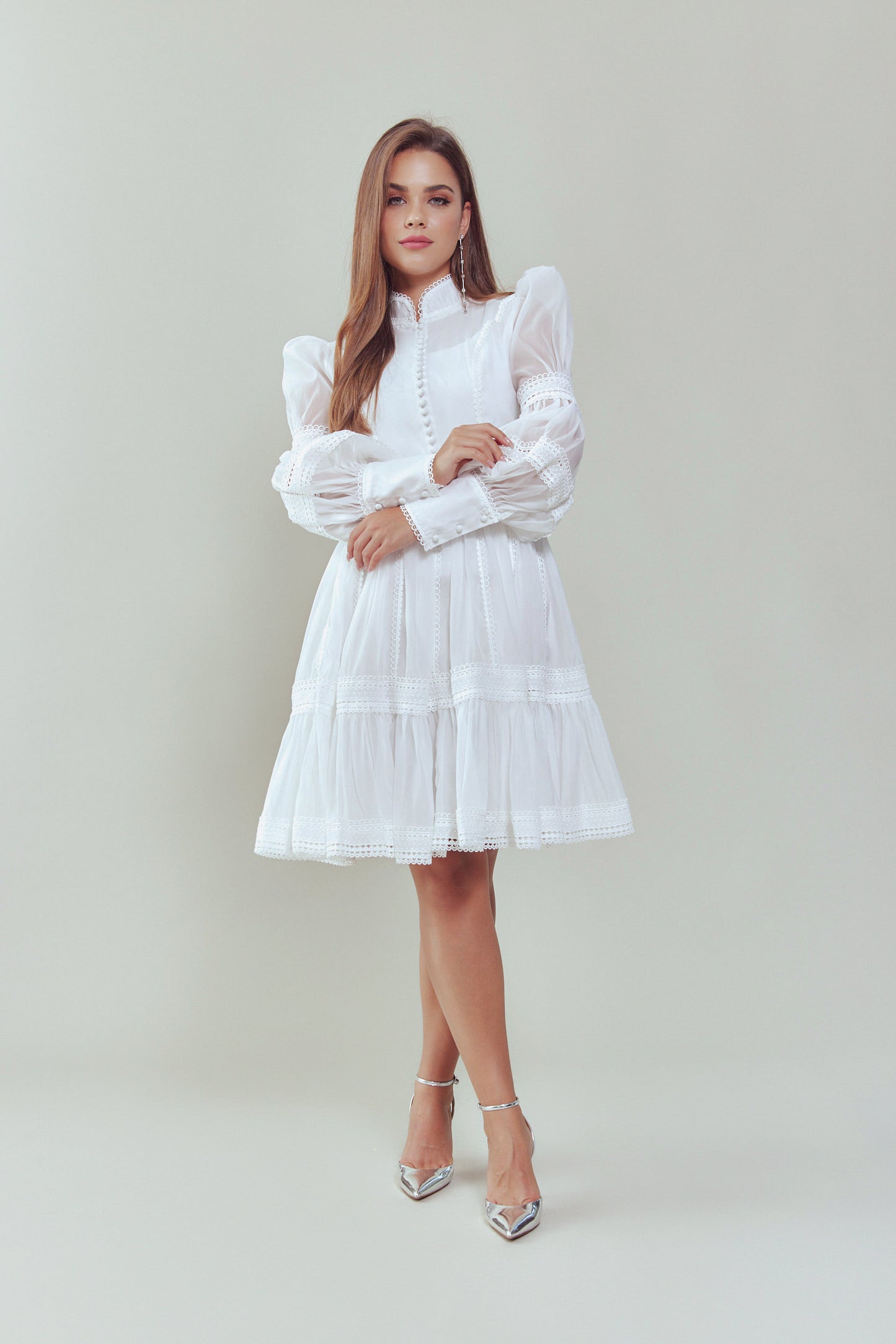 Celine ZM Dress - White