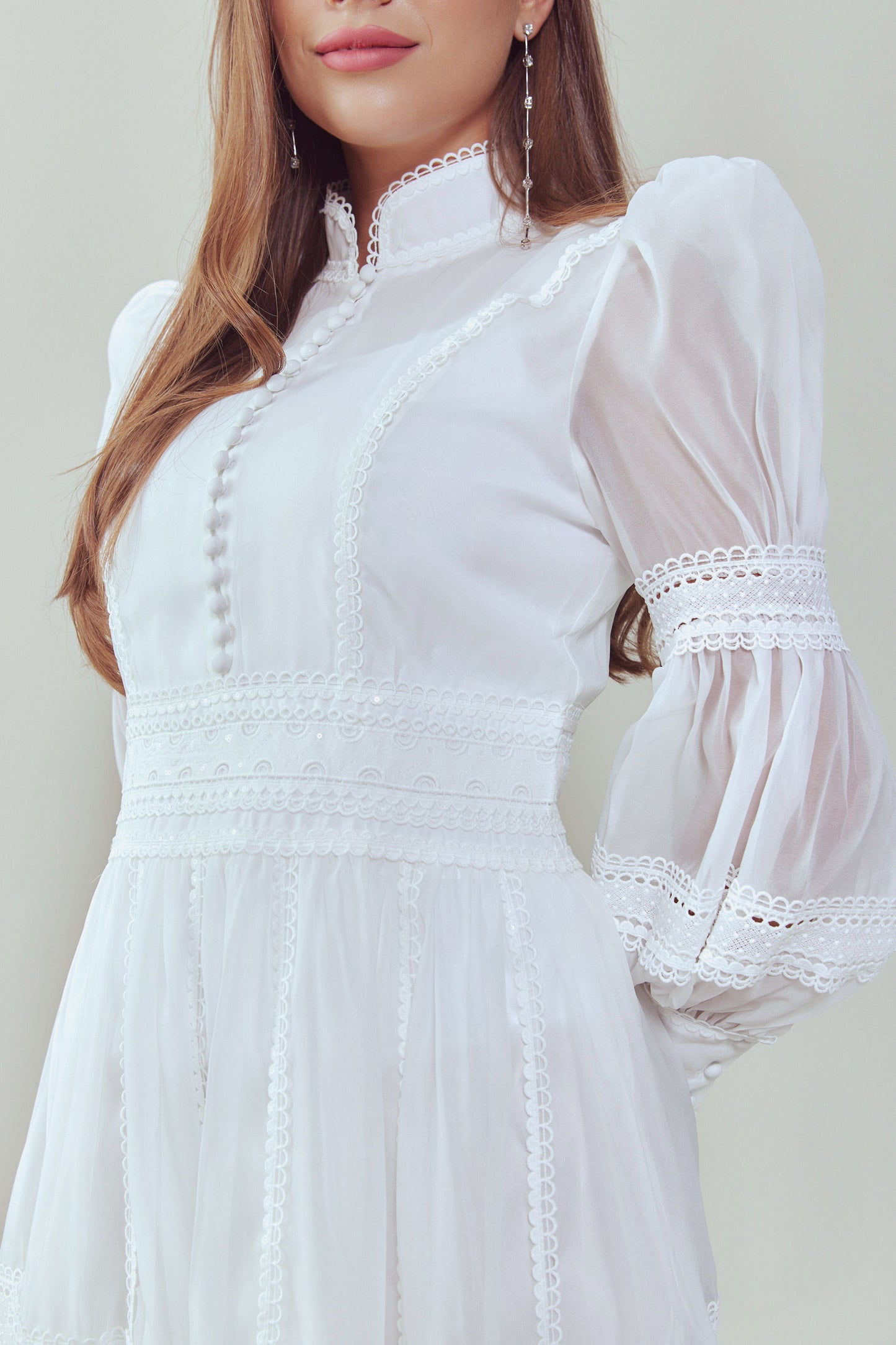 Celine ZM Dress - White