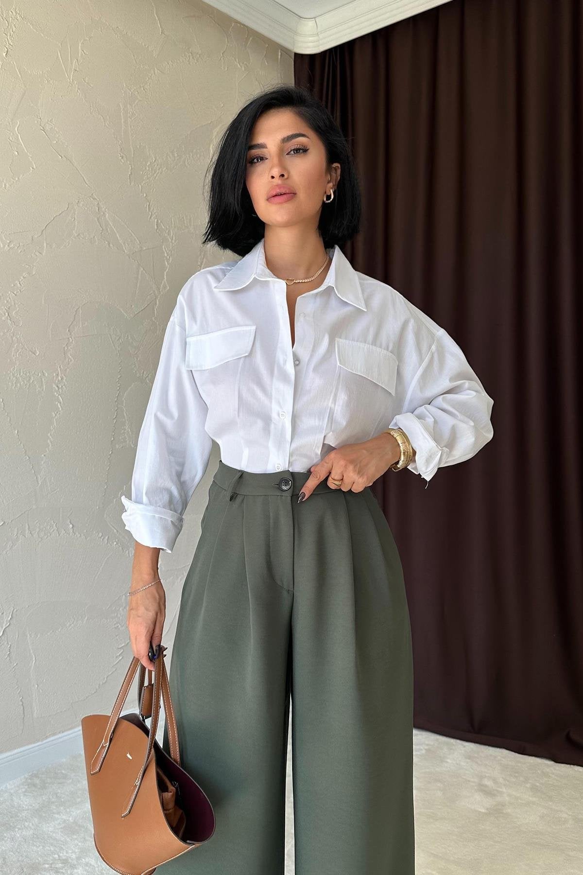 High Rise Muse - Olive