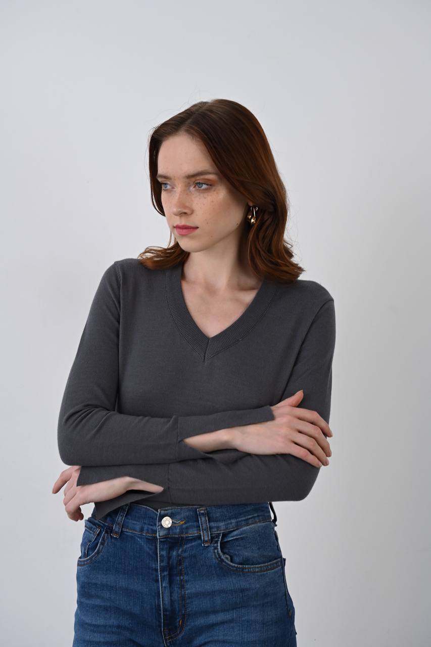 Wool Long-Sleeve - Grey