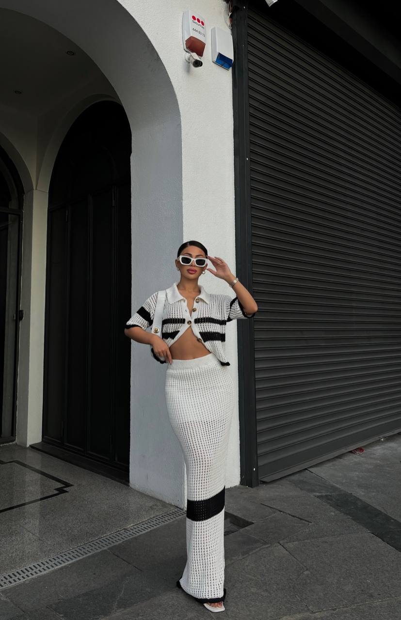 Crochet Skirt Set