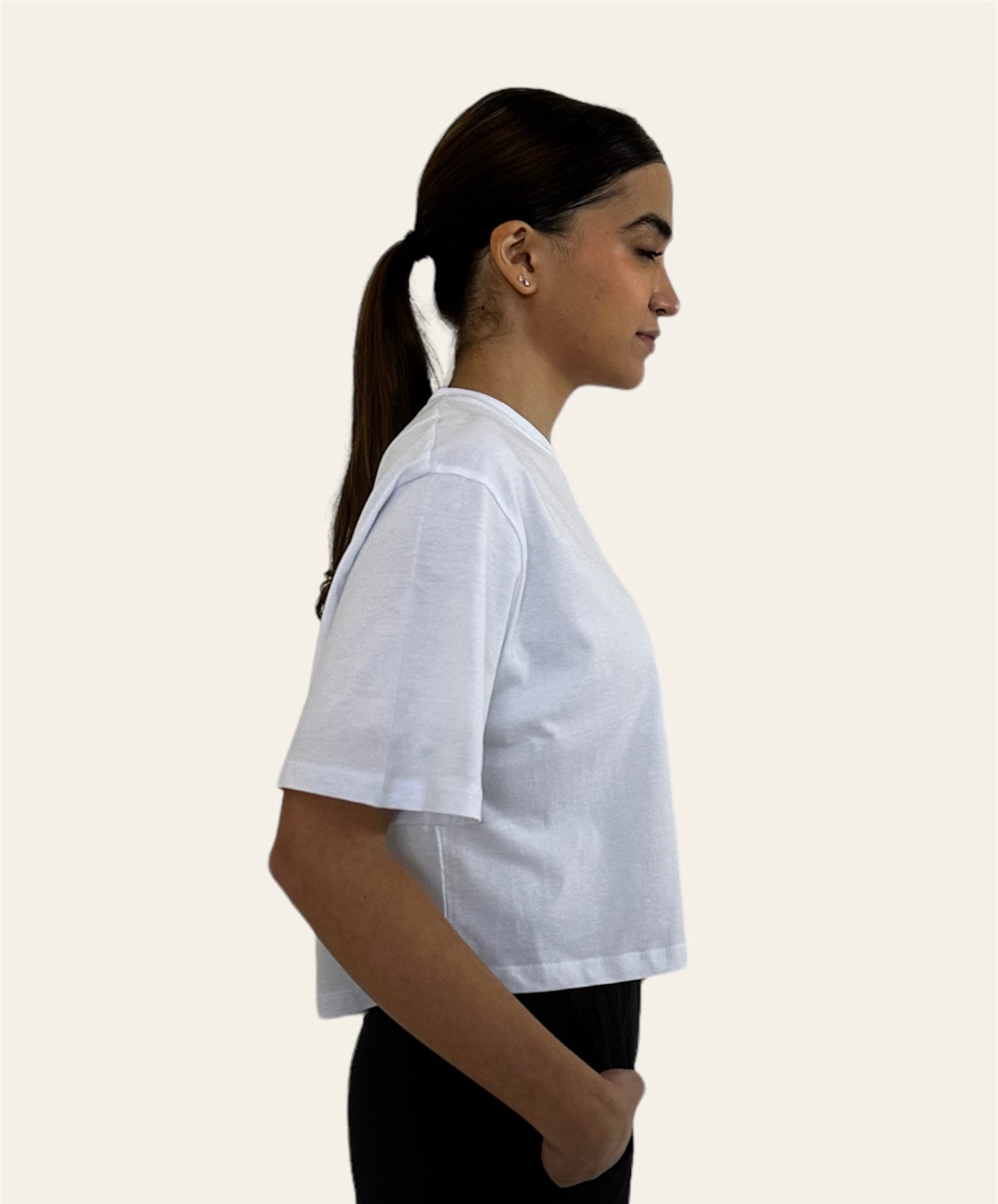 Basic Crop - White